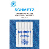 Schmetz 110 universeel naaimachine naalden Naaimachine naalden SCHMETZ - UNIVERSAL - 110 4006589000482